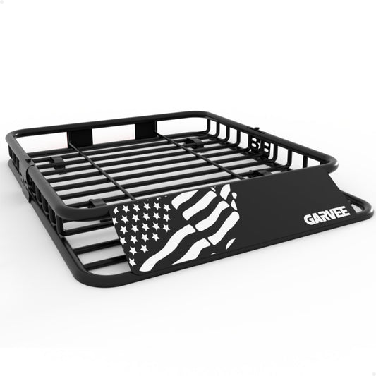 GarveeLife 46 x 36 Universal Roof Rack Cargo Carrier Basket, 200 Lbs Capacity Rooftop Cargo Rack, Car Top Luggage Holder Basket