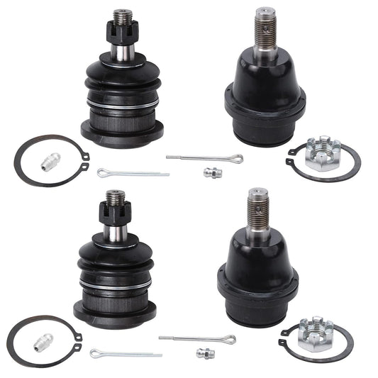 Detroit Axle - Front 4pc Ball Joints for Toyota 2003-2018 4Runner FJ Cruiser Lexus GX470, 4 Upper & Lower Ball Joints Replacemen