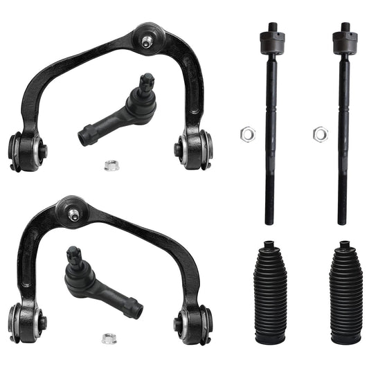 Detroit Axle - 4WD Front End Suspension Kit for 2004-2008 Ford F-150 Lincoln Mark LT 2 Upper Control Arms w/Ball Joints 4 Inner
