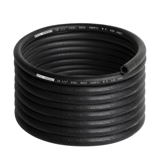 EVIL ENERGY 1/2 Fuel Hose Line Push Lock SAE 30R7 NBR 20FT 300PSI